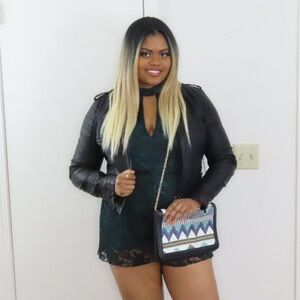 Dark Green Romper
